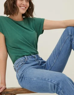 Women FatFace Jeans & Dungarees|Sutton Straight Cropped Jeans