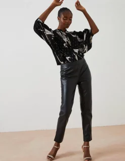 Women FatFace Shirts & Blouses|Swallow Print Evelyn Blouse