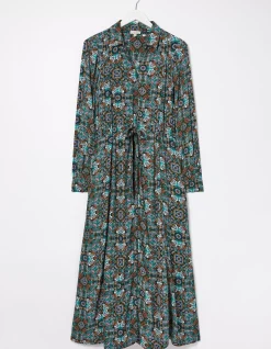 Women FatFace Dresses|Swinley Mirrored Midi Dress