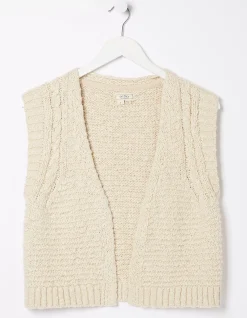Women FatFace Knitwear|Talia Knitted Waistcoat
