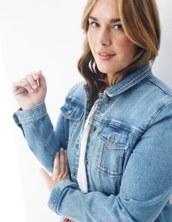 Women FatFace Coats & Jackets|Tasha Denim Jacket