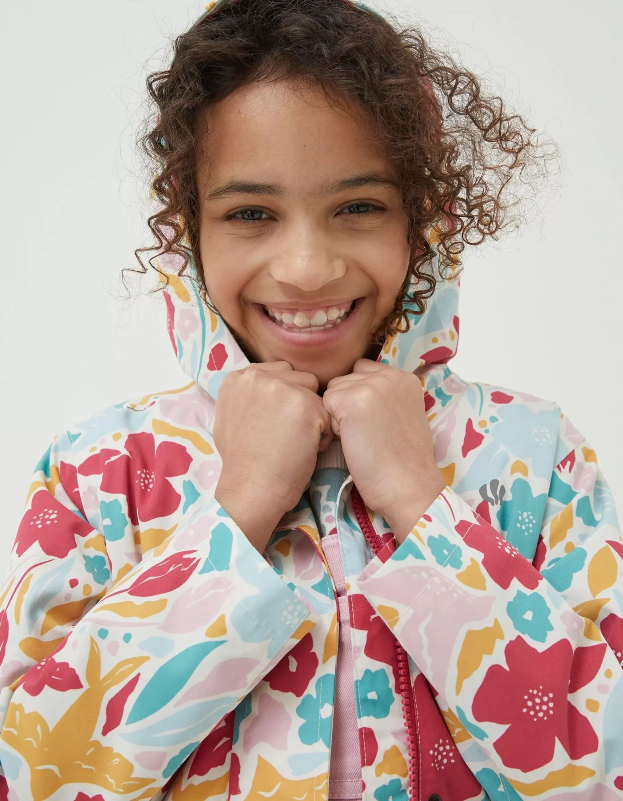 Girls FatFace View All|Tate Blooms Printed Jacket