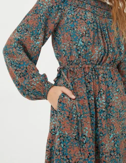 Women FatFace Dresses|Taylor Textured Spot Dress