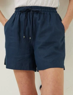 Women FatFace Shorts|Tenby Linen Short