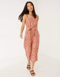 Women FatFace Jumpsuits & Playsuits|Terra Linen Blend Jumpsuit