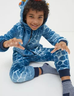Boys FatFace View All|Terry Dinosaur Onesie