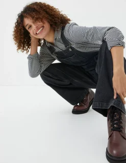 Women FatFace View All|Tetbury Wide Leg Dungarees