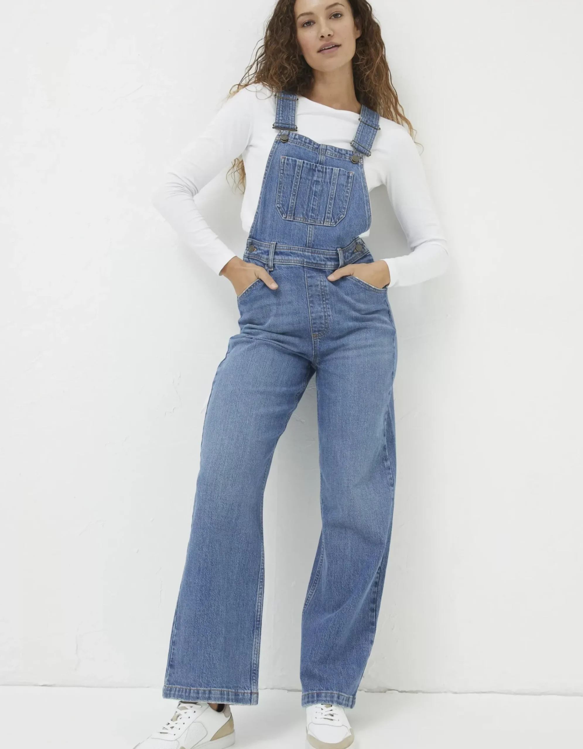 Women FatFace View All|Tetbury Wide Leg Dungarees