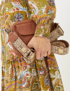 Women FatFace View All|The Oslo Camera Bag Ornate Strap