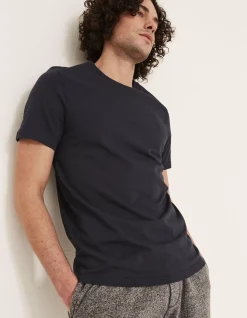 Men FatFace T-Shirts|Three Pack Crew Neck T-Shirts