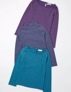 Girls FatFace View All|Three Pack Long Sleeve T-Shirts