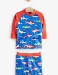 Baby FatFace View All|Three Piece Shark Swim Set