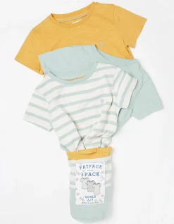 Girls FatFace View All|Three-Pack Short Sleeve T-Shirts