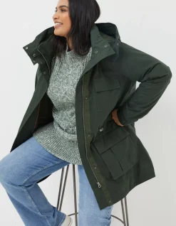 Women FatFace Coats & Jackets|Tiegan Waterproof Coat