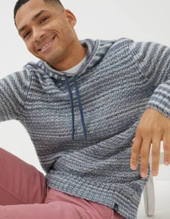Men FatFace View All|Trescowe Knitted Hoodie