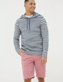 Men FatFace View All|Trescowe Knitted Hoodie