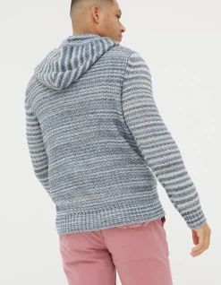 Men FatFace View All|Trescowe Knitted Hoodie
