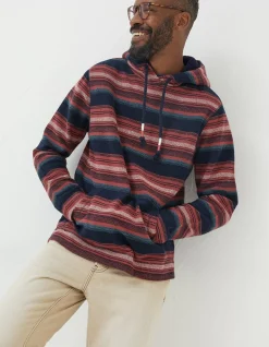 Men FatFace Sweatshirts & Hoodies|Trescowe Stripe Hoodie