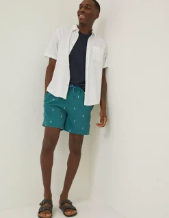 Men FatFace Swimwear|Trevose Boat Swim Shorts