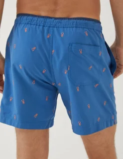 Men FatFace Swimwear|Trevose Lobster Swim Shorts