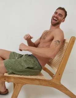 Men FatFace Swimwear|Trevose Shell Swim Shorts
