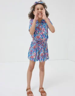 Girls FatFace View All|Tropical Print Flippy Shorts