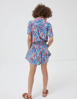 Girls FatFace View All|Tropical Print Flippy Shorts