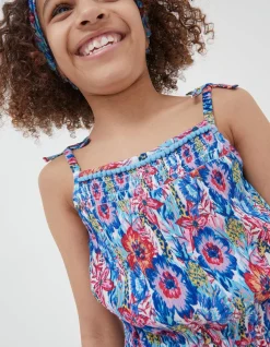 Girls FatFace View All|Tropical Print Jumpsuit