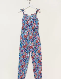 Girls FatFace View All|Tropical Print Jumpsuit
