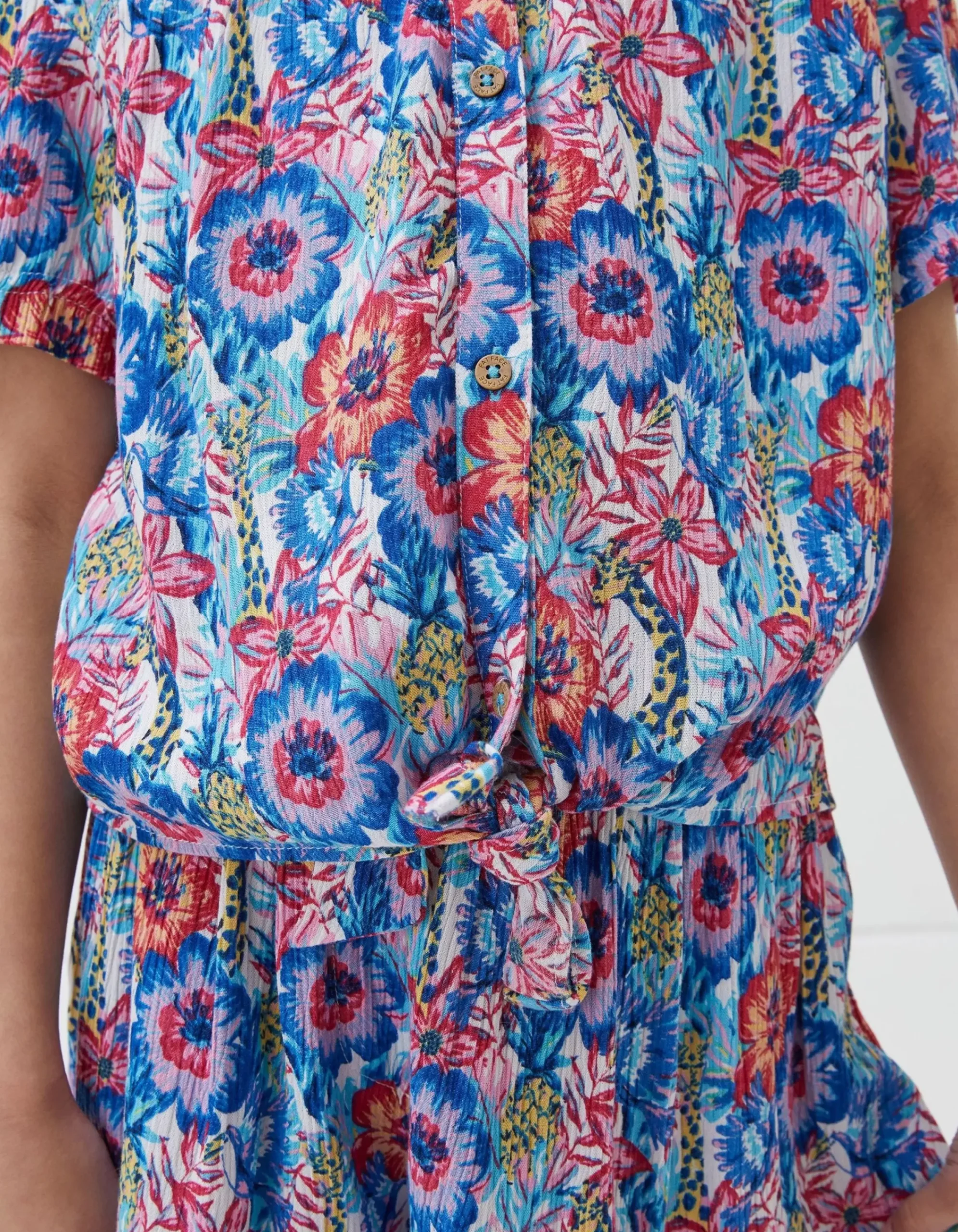Girls FatFace View All|Tropical Print Shirt