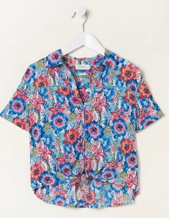 Girls FatFace View All|Tropical Print Shirt