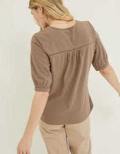 Women FatFace Tops & T-Shirts|Tula Notch Top