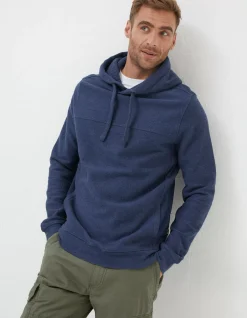 Men FatFace View All|Twill Textured Hoodie