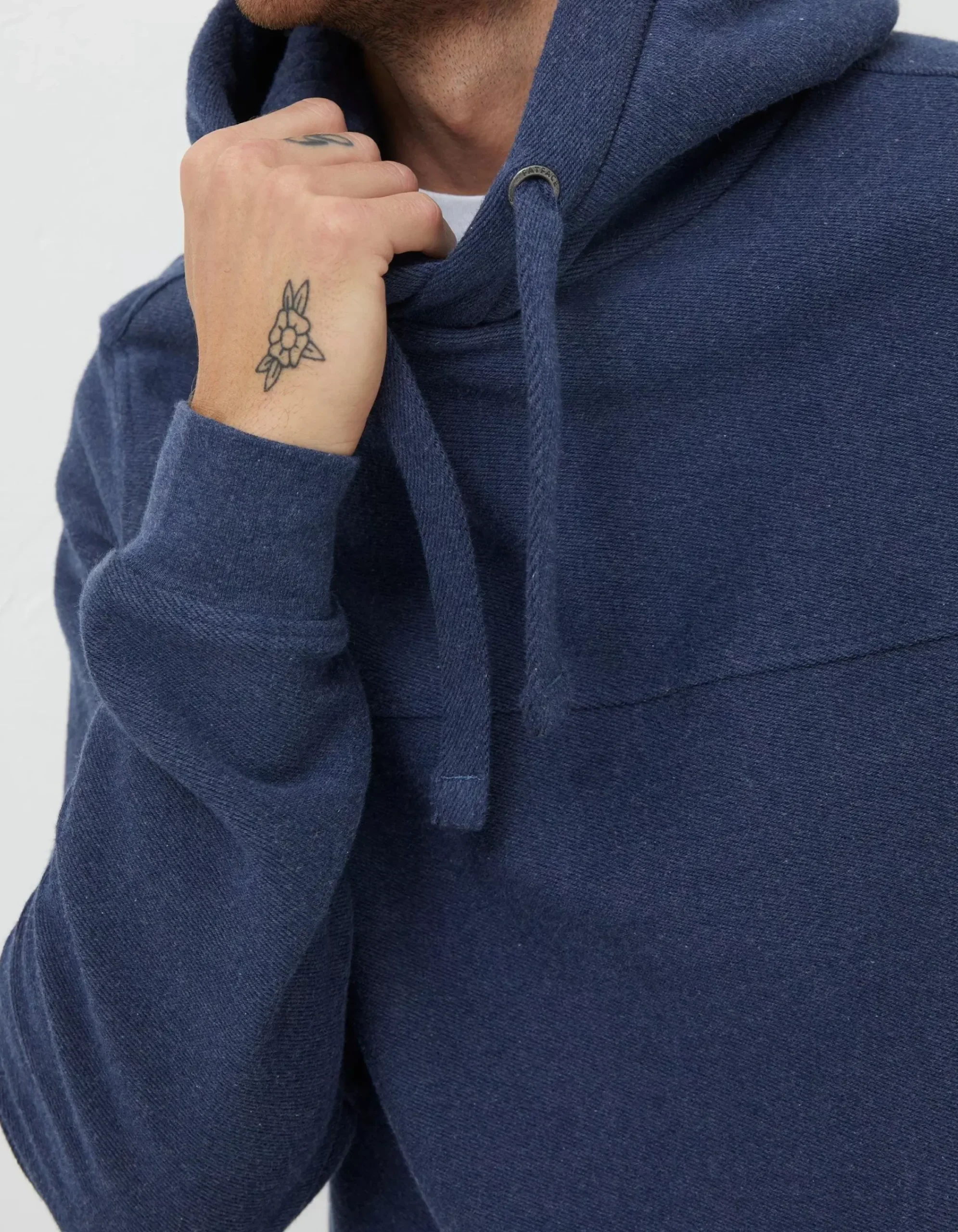 Men FatFace View All|Twill Textured Hoodie