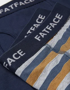 Men FatFace View All|Two Pack Dorset Stripe Boxers