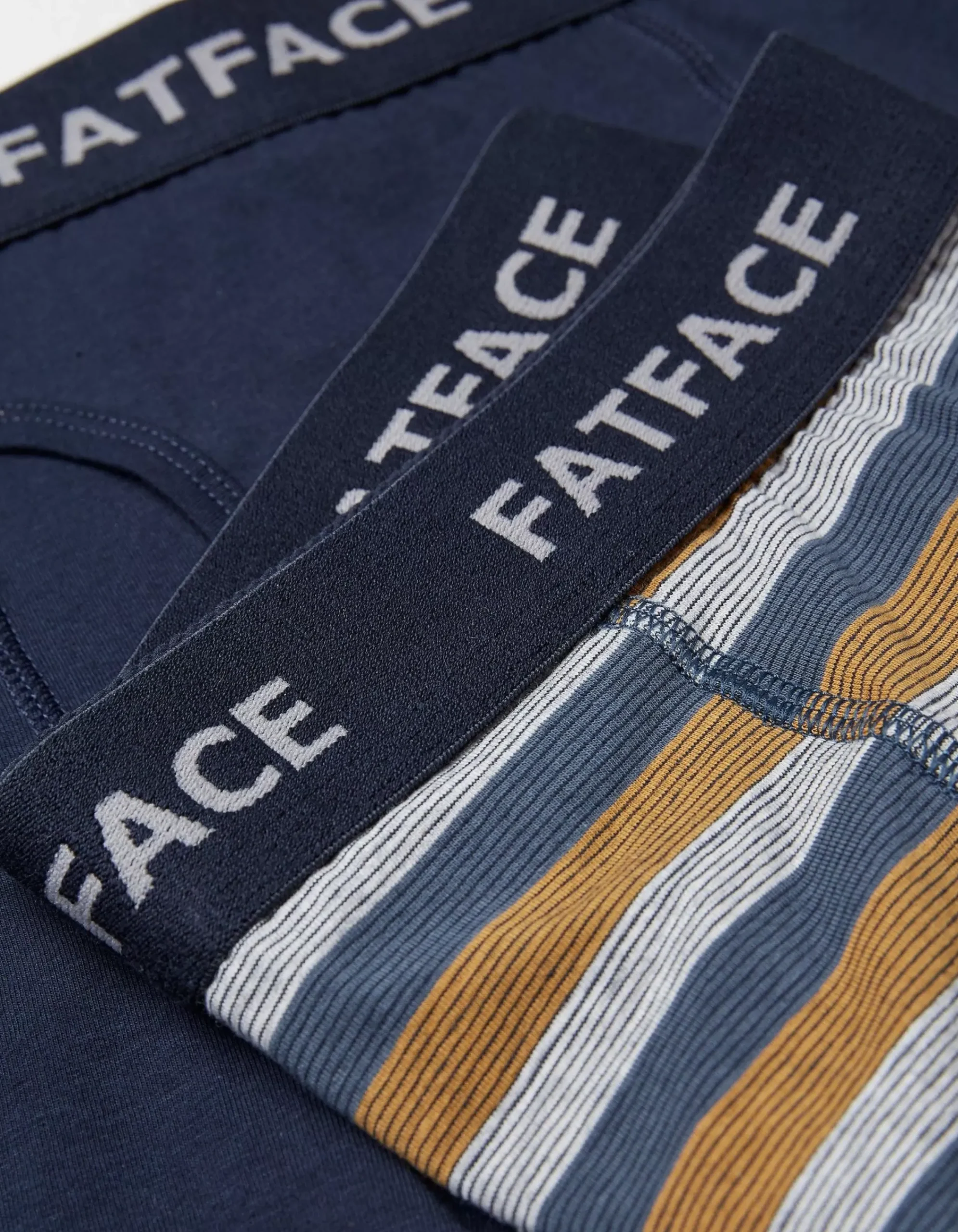 Men FatFace View All|Two Pack Dorset Stripe Boxers
