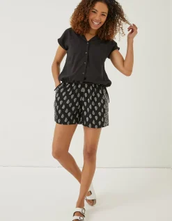 Women FatFace Shirts & Blouses|Val Linen Blend Shirt