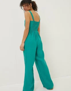 Women FatFace Jumpsuits & Playsuits|Vic Linen Jumpsuit