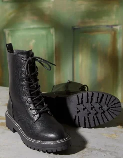 Women FatFace View All|Violet Mid Chunky Lace Up Boot