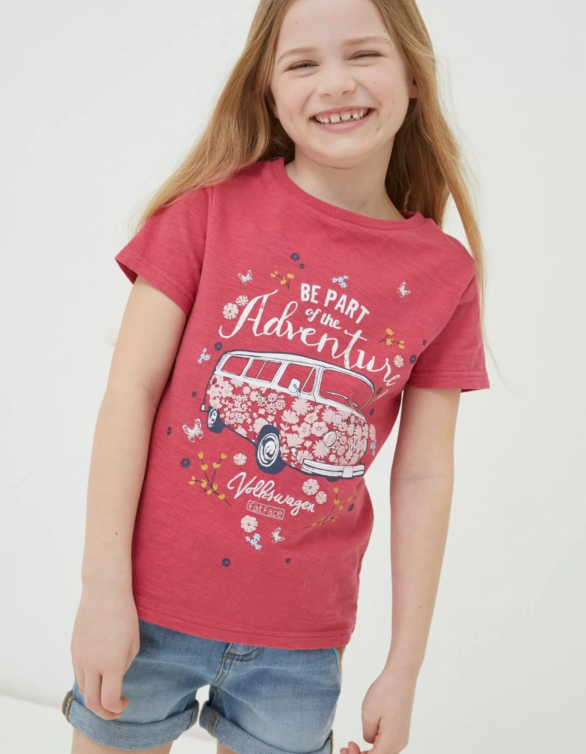 Girls FatFace View All|Vw Graphic Jersey T Shirt