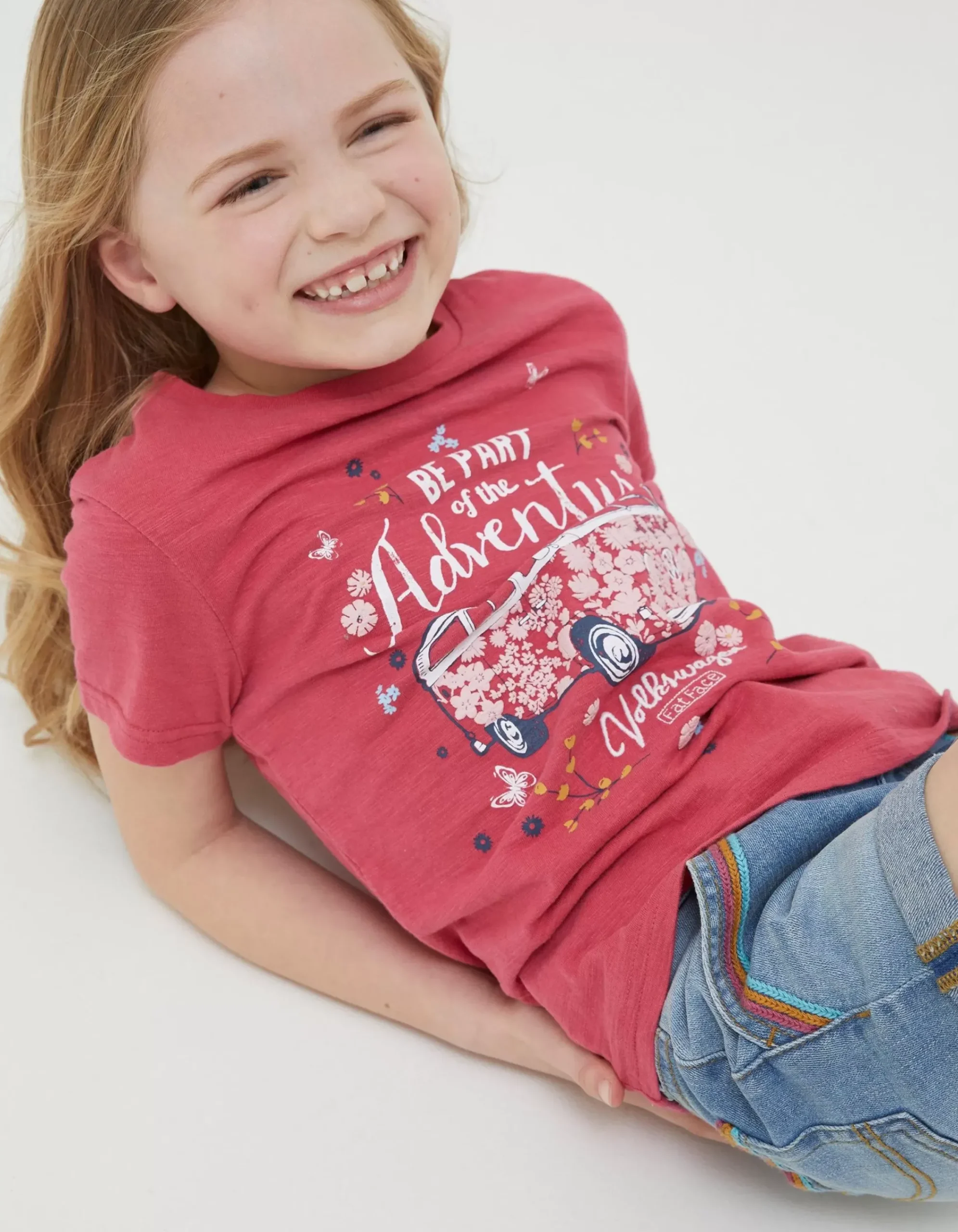 Girls FatFace View All|Vw Graphic Jersey T Shirt