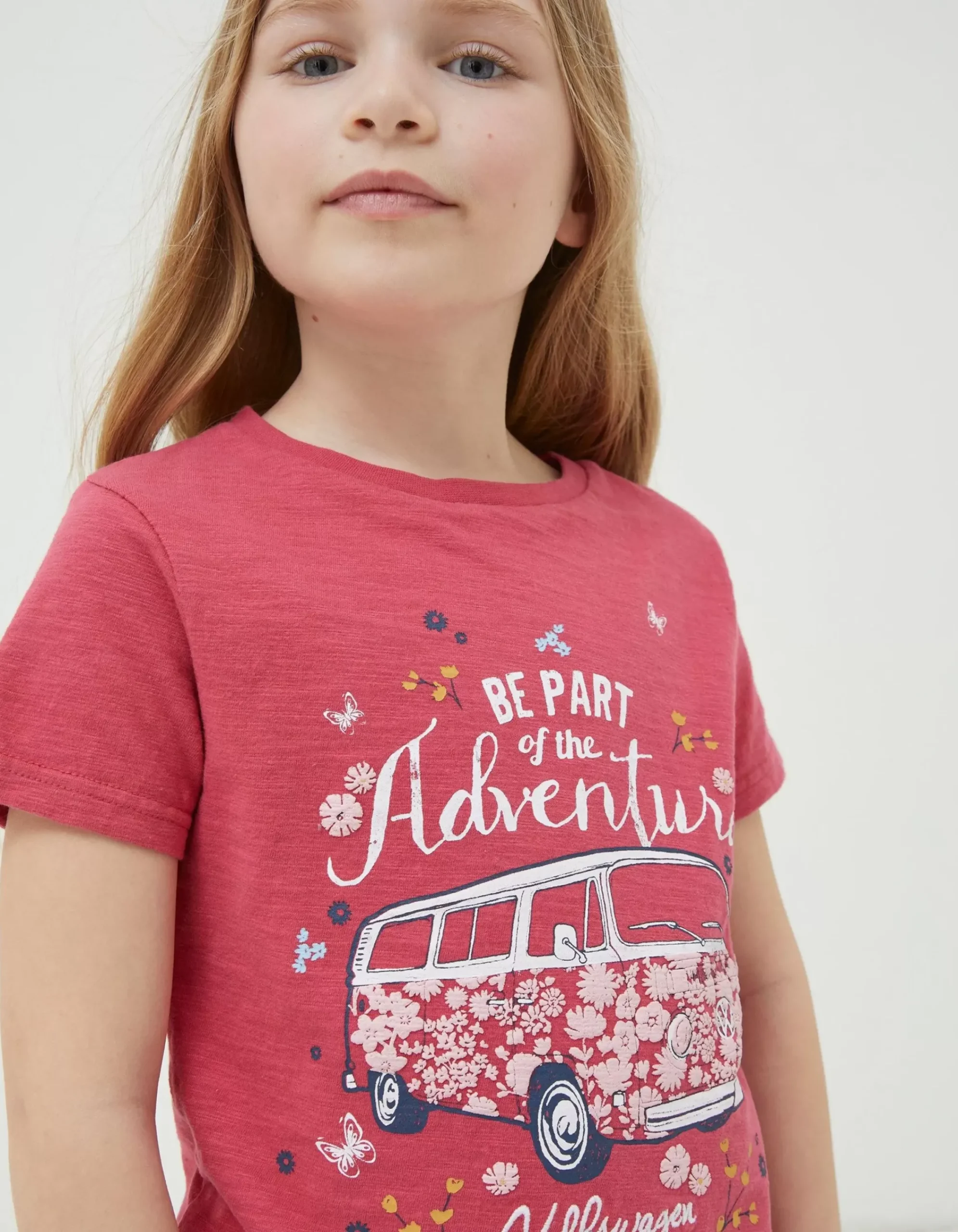 Girls FatFace View All|Vw Graphic Jersey T Shirt