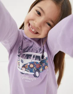 Girls FatFace View All|Vw Graphic Jersey T-Shirt