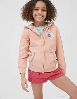 Girls FatFace View All|Vw Graphic Sweat Zip Through Hoodie