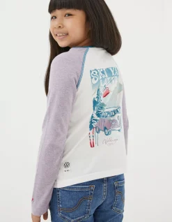 Girls FatFace View All|Vw Raglan T-Shirt