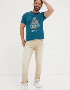 Men FatFace View All|Vw Stacked T-Shirt