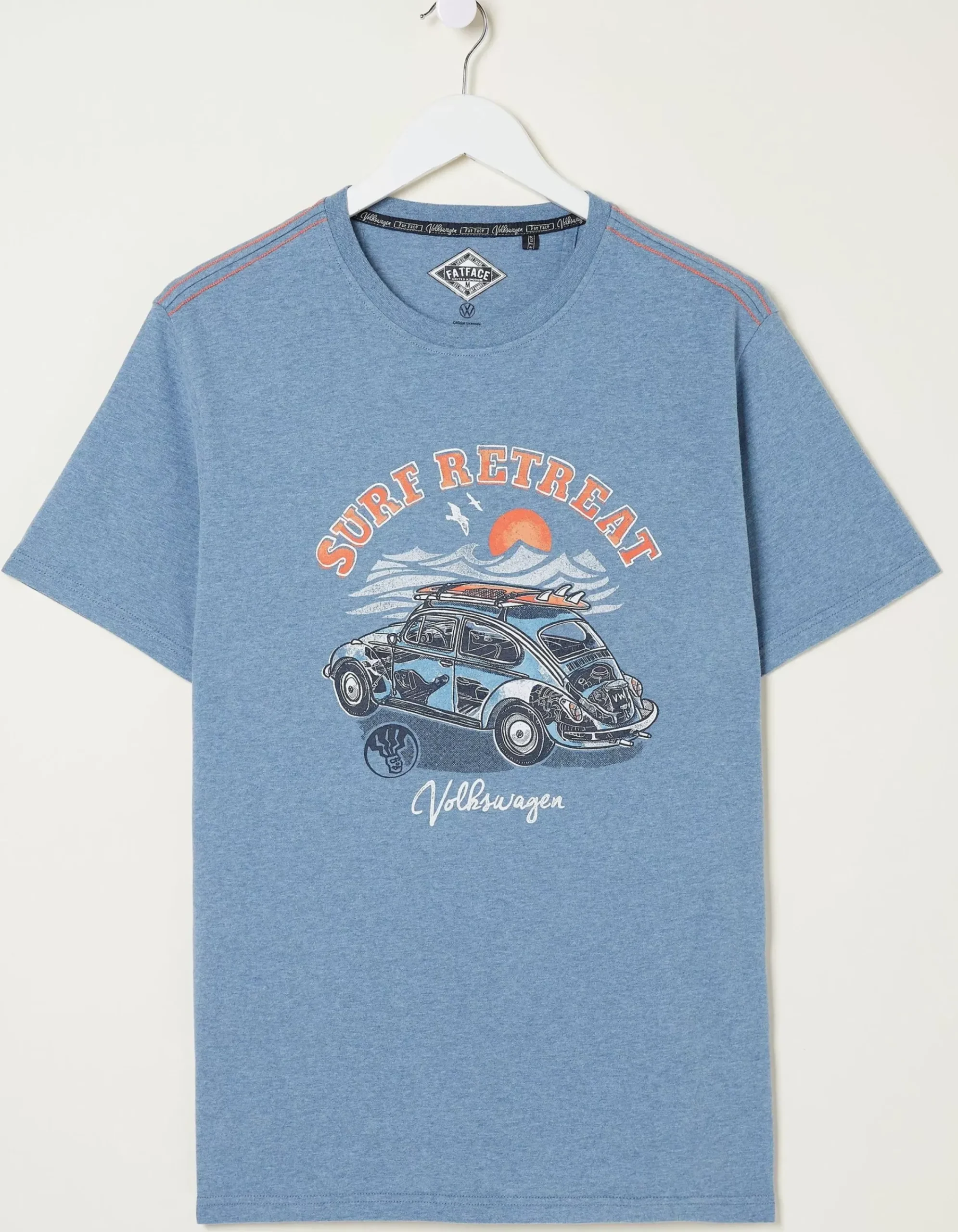 Men FatFace T-Shirts|Vw Summer Starts T-Shirt
