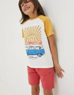Boys FatFace T-Shirts & Polos|Vw Sun Graphic Jersey T-Shirt