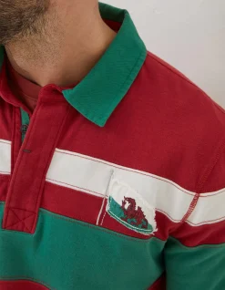 Men FatFace T-Shirts|Wales Nation Rugby Shirt