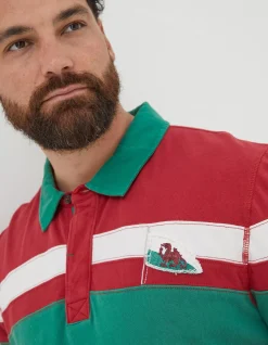 Men FatFace T-Shirts|Wales Nation Rugby Shirt